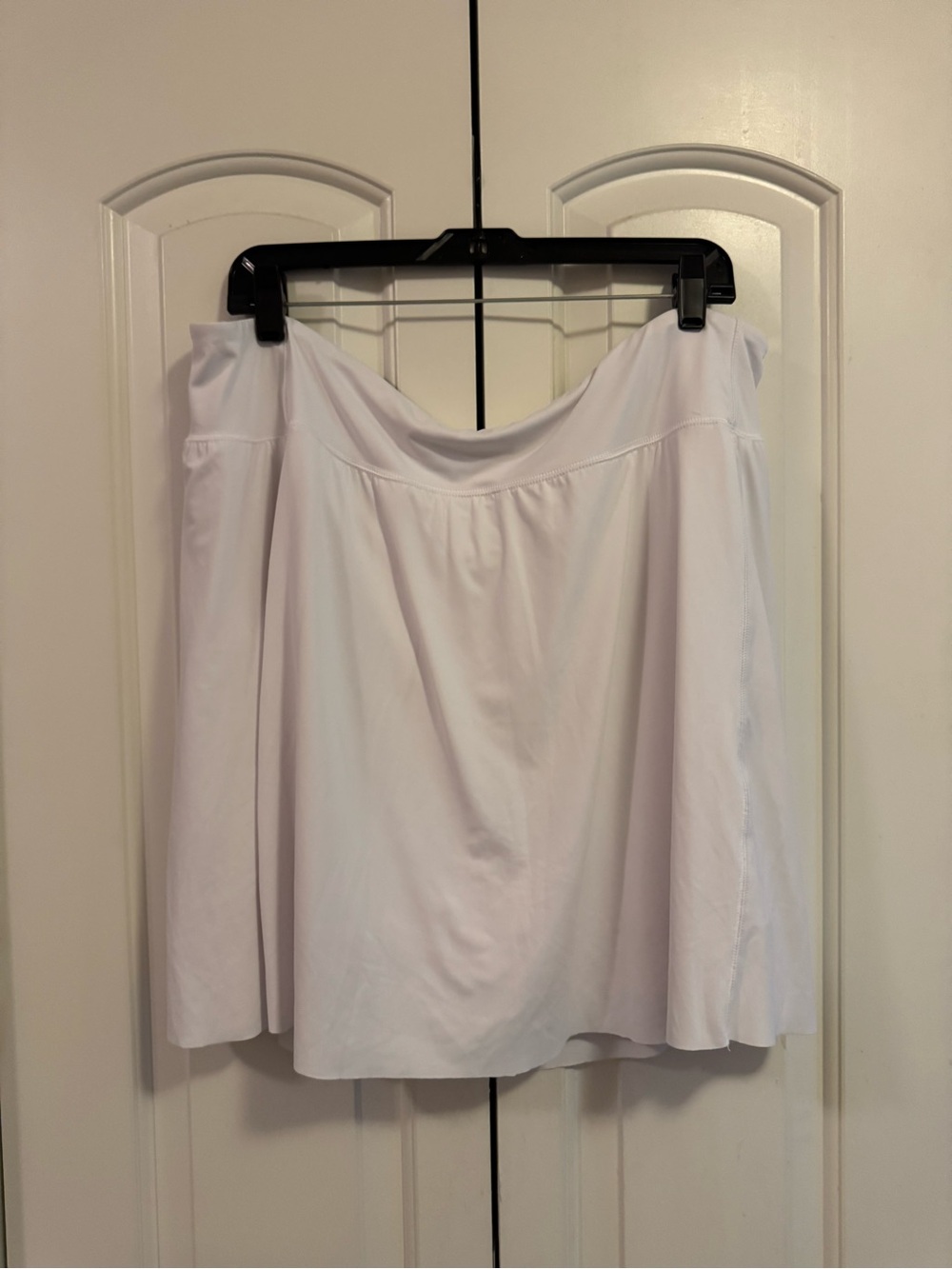 Lane Bryant White Circle Skort - Flared Skater Style